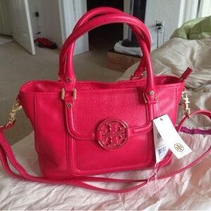 Tory Burch Pink Leather Handbag